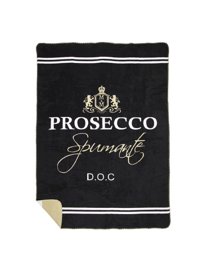 Plaid wijn prosecco zwart Mars & More