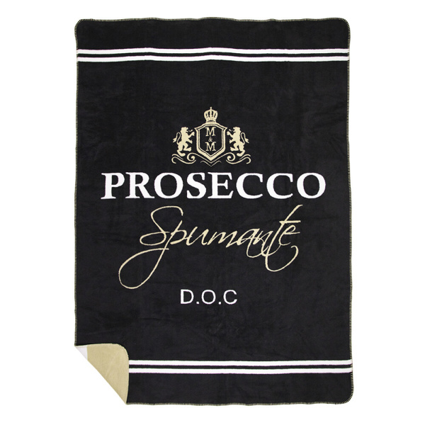 Plaid wijn prosecco zwart Mars & More