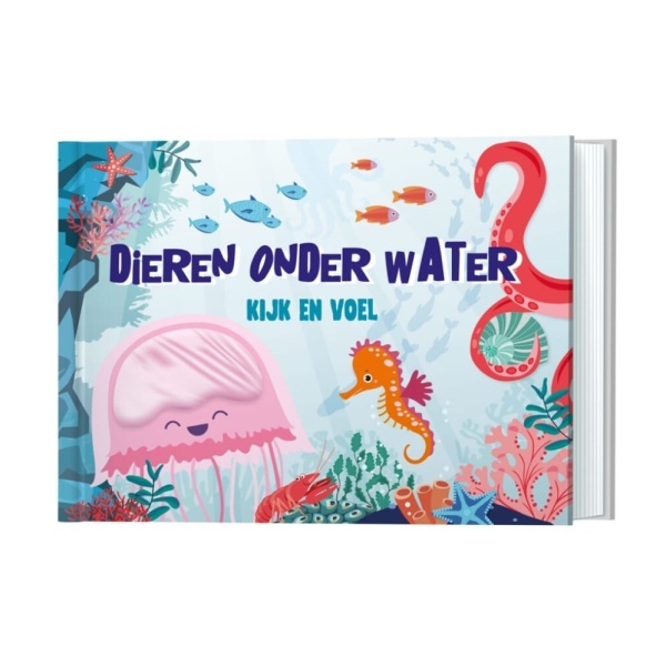 Kijk en voel boekje - Dieren onder water